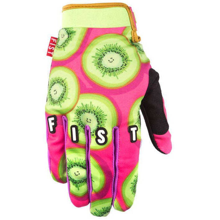 Fist Gloves Ellie Chew Kiwi Protective Gloves - Pink/Green Large