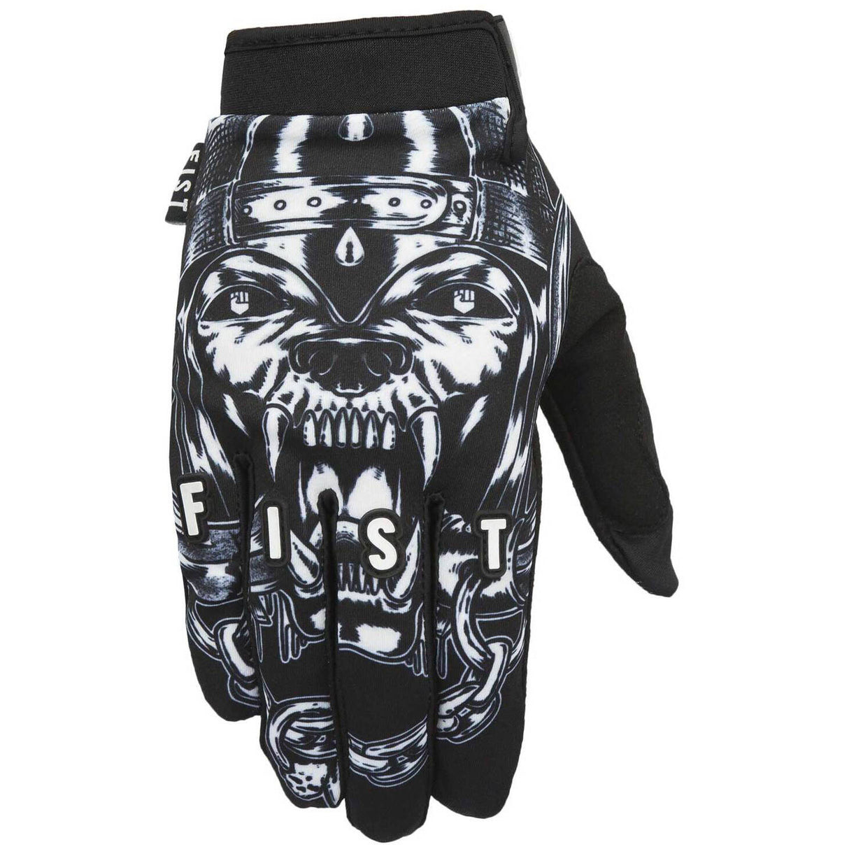 Fist Gloves Motorfist Protective Gloves - Black/White Large