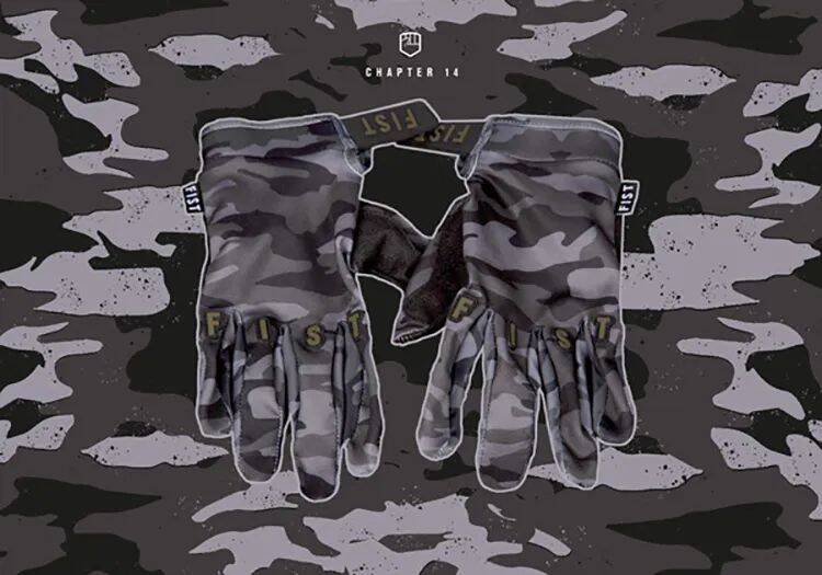 Fist Gloves Covert Camo Protective Gloves - Grey