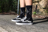 Fist Gloves Cobweb Crew Socks