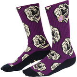 Fist Gloves Skull Crew Socks