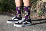 Fist Gloves Skull Crew Socks