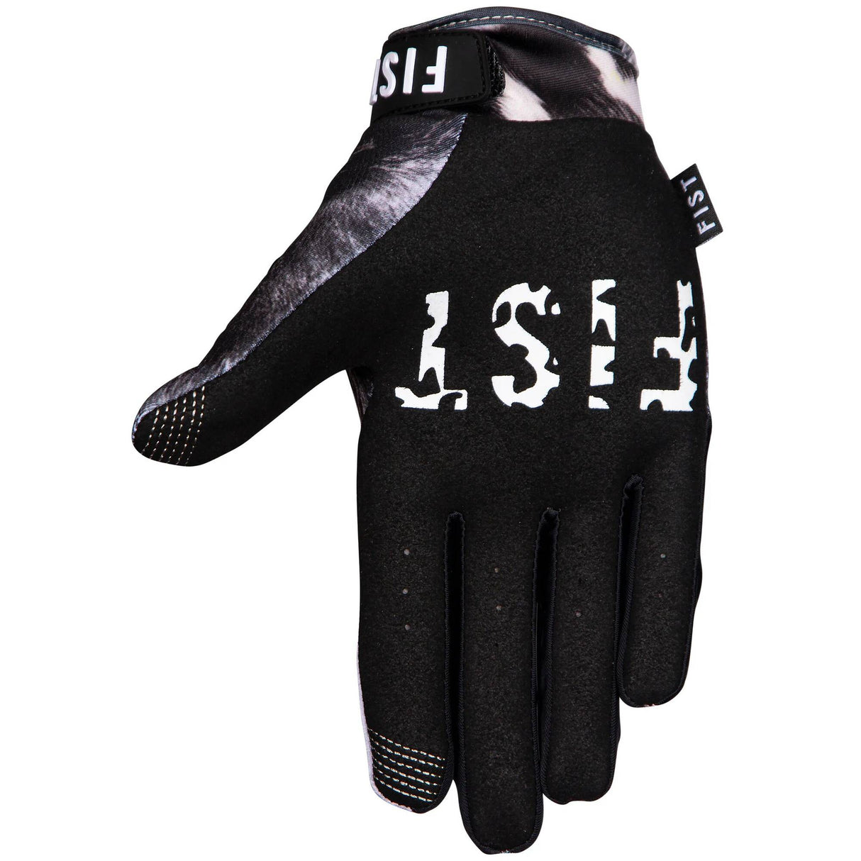 Fist Gloves Moo Protective Gloves - Black/White
