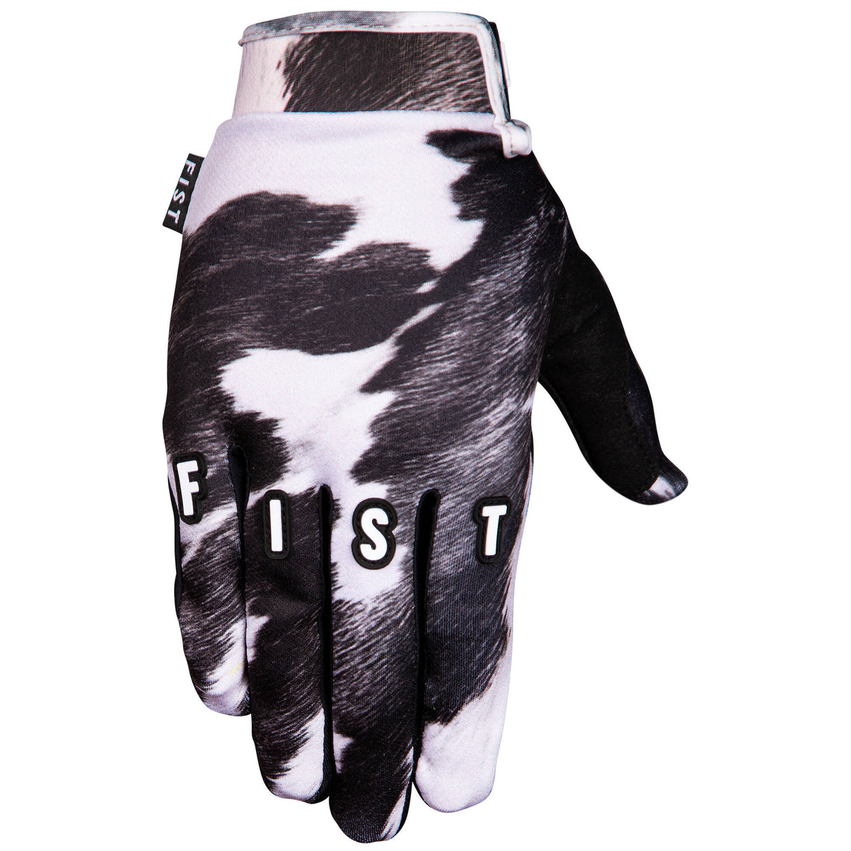 Fist Gloves Moo Protective Gloves - Black/White Large
