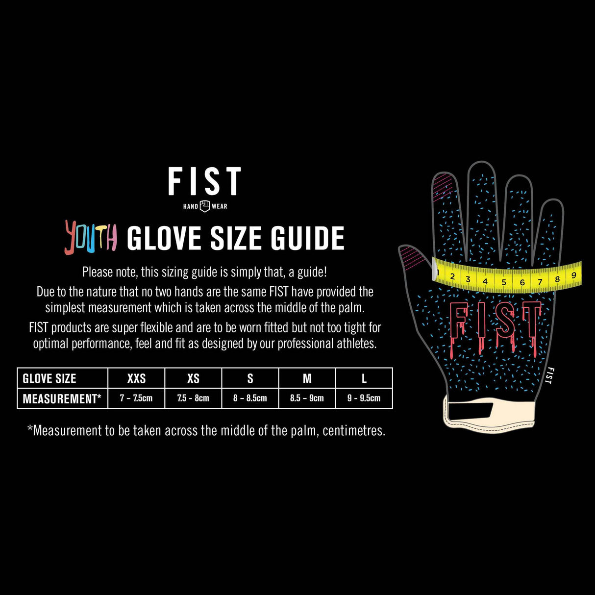Fist Gloves Stocker Phase 3 Youth Protective Gloves - Black