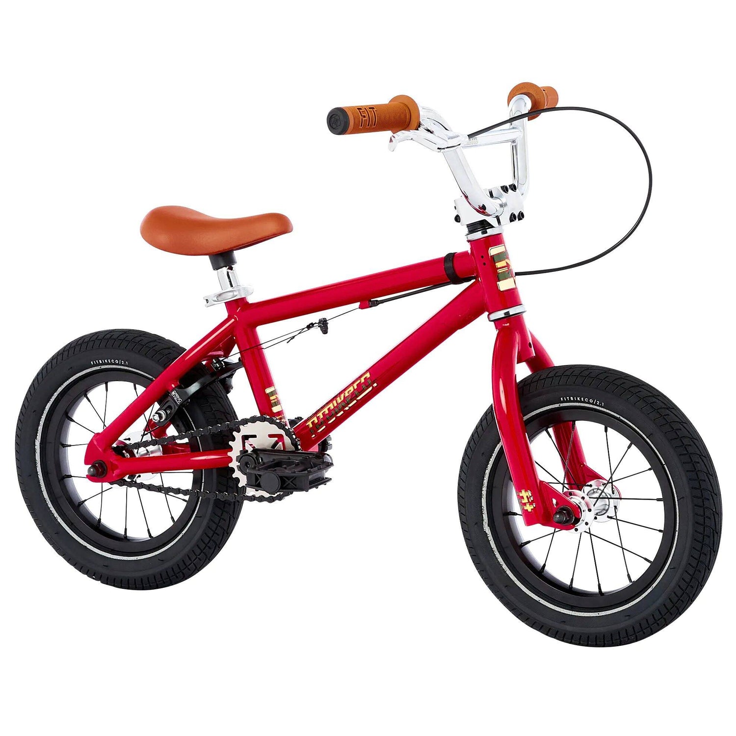 Fit 2021 Misfit 12'' Complete BMX - Warm Red