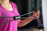 FitHut Figure 8 Resistance Excersize Band V2 - Black