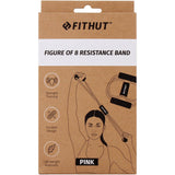 FitHut Figure 8 Resistance Excersize Band V2 - Pink