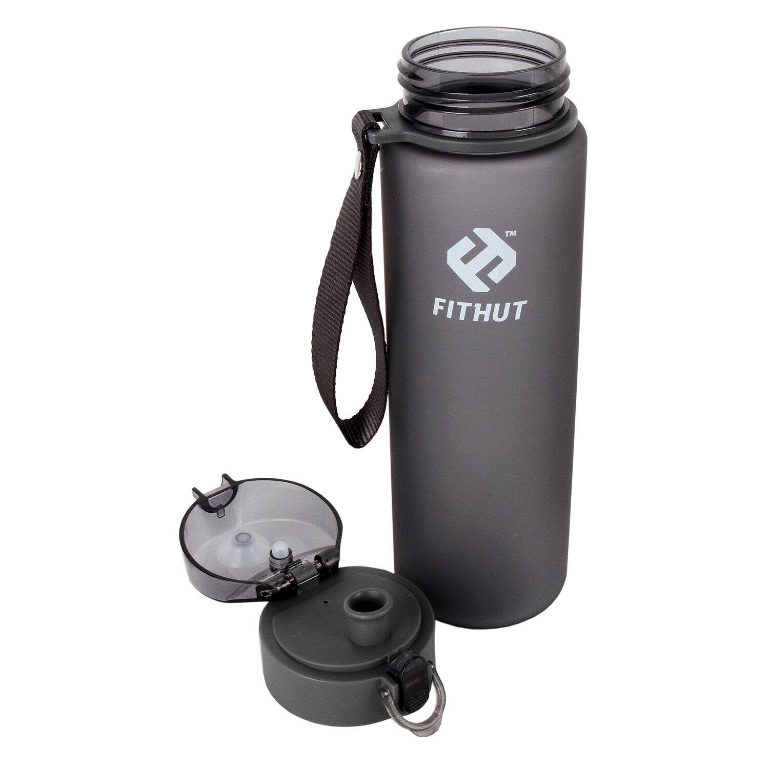 FitHut Gym Water Bottle V2 - Black