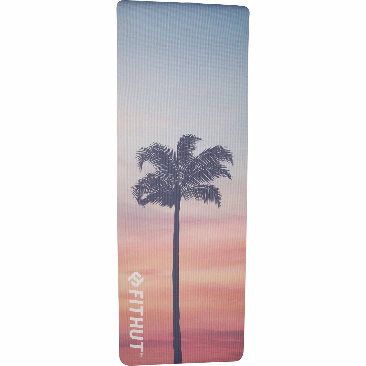 FitHut Digital Print Yoga Mat - Palm Trees