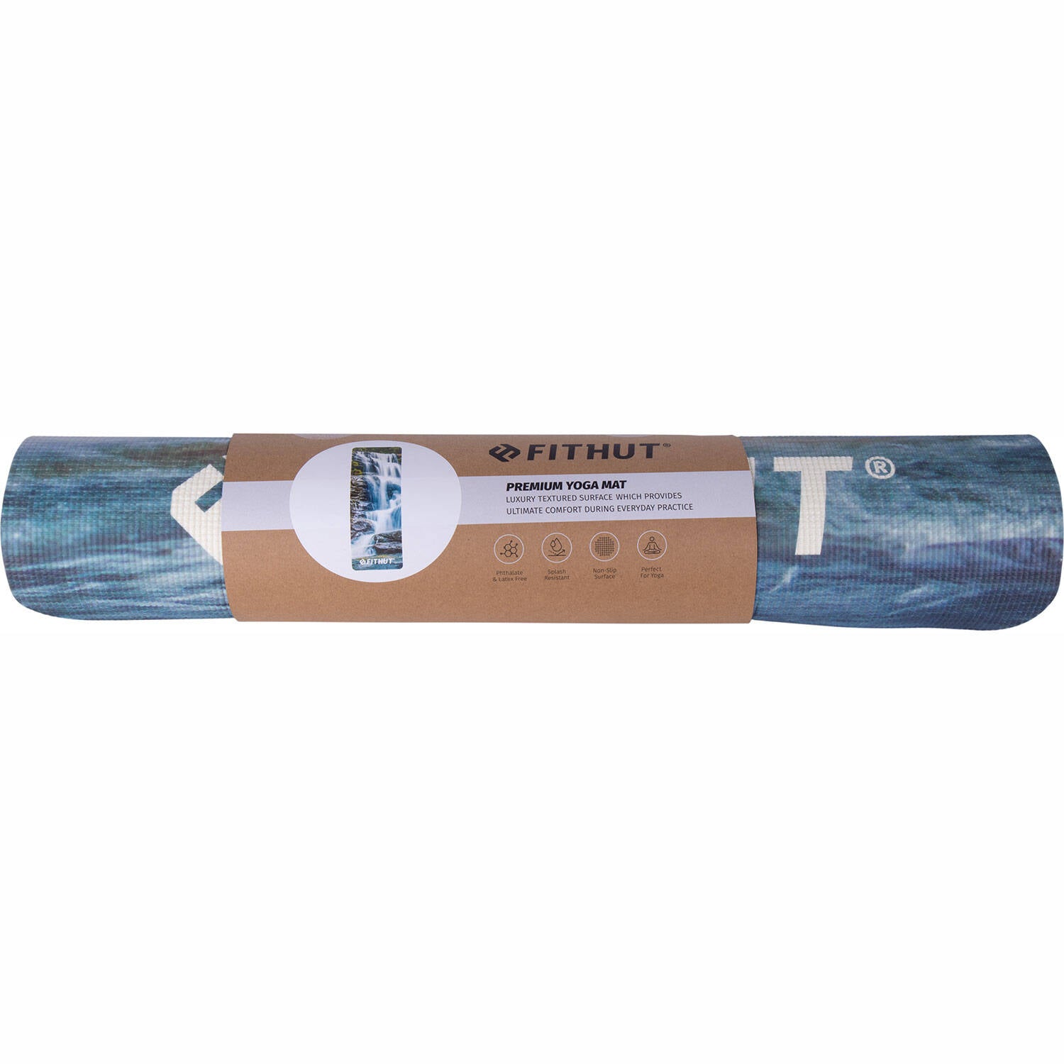 FitHut Digital Print Yoga Mat - Rainforest