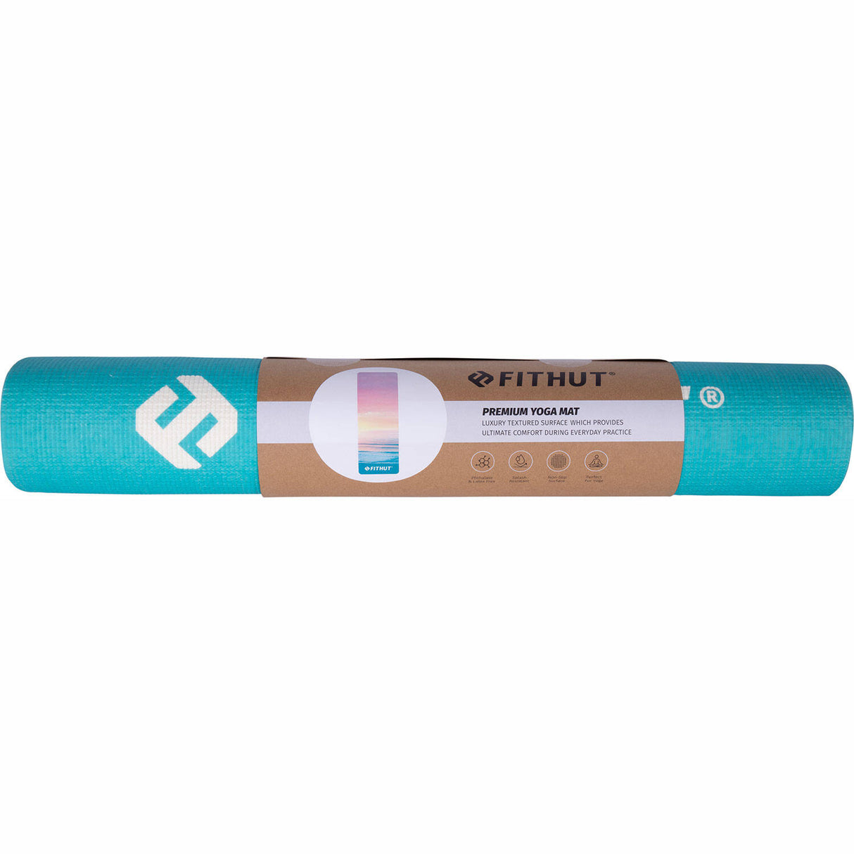 FitHut Digital Print Yoga Mat - Sunset