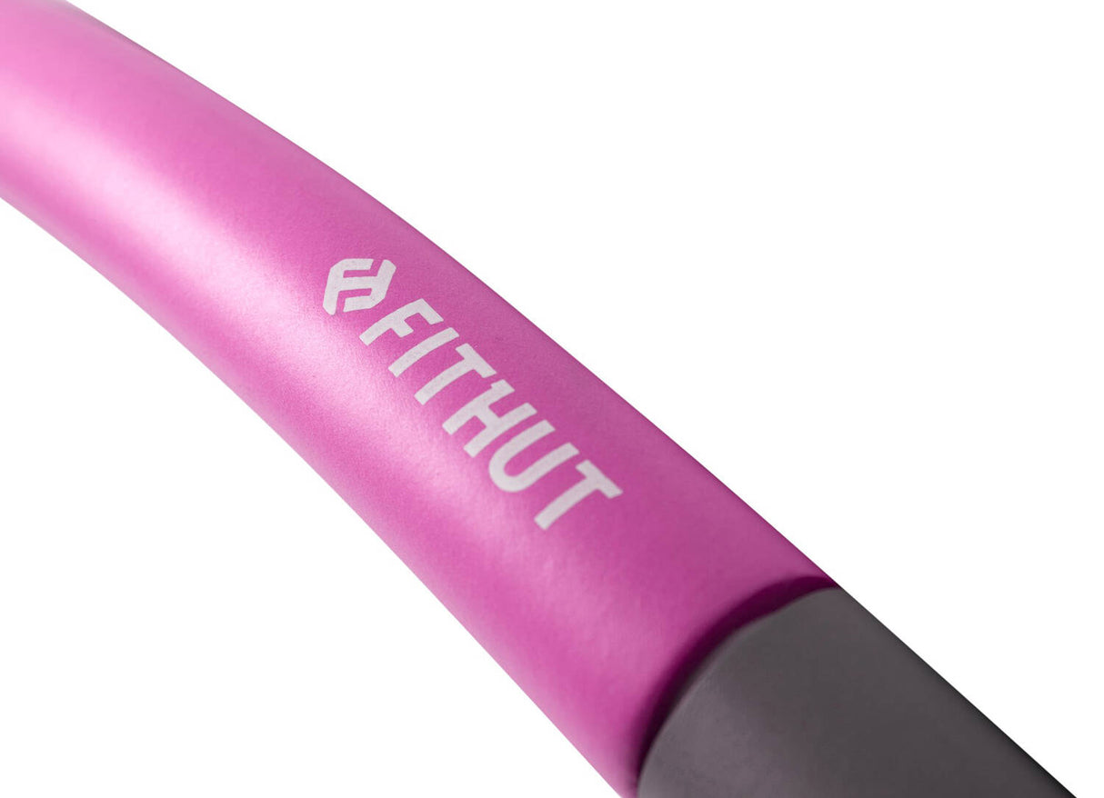 FitHut Hula Hoop - Grey/Pink
