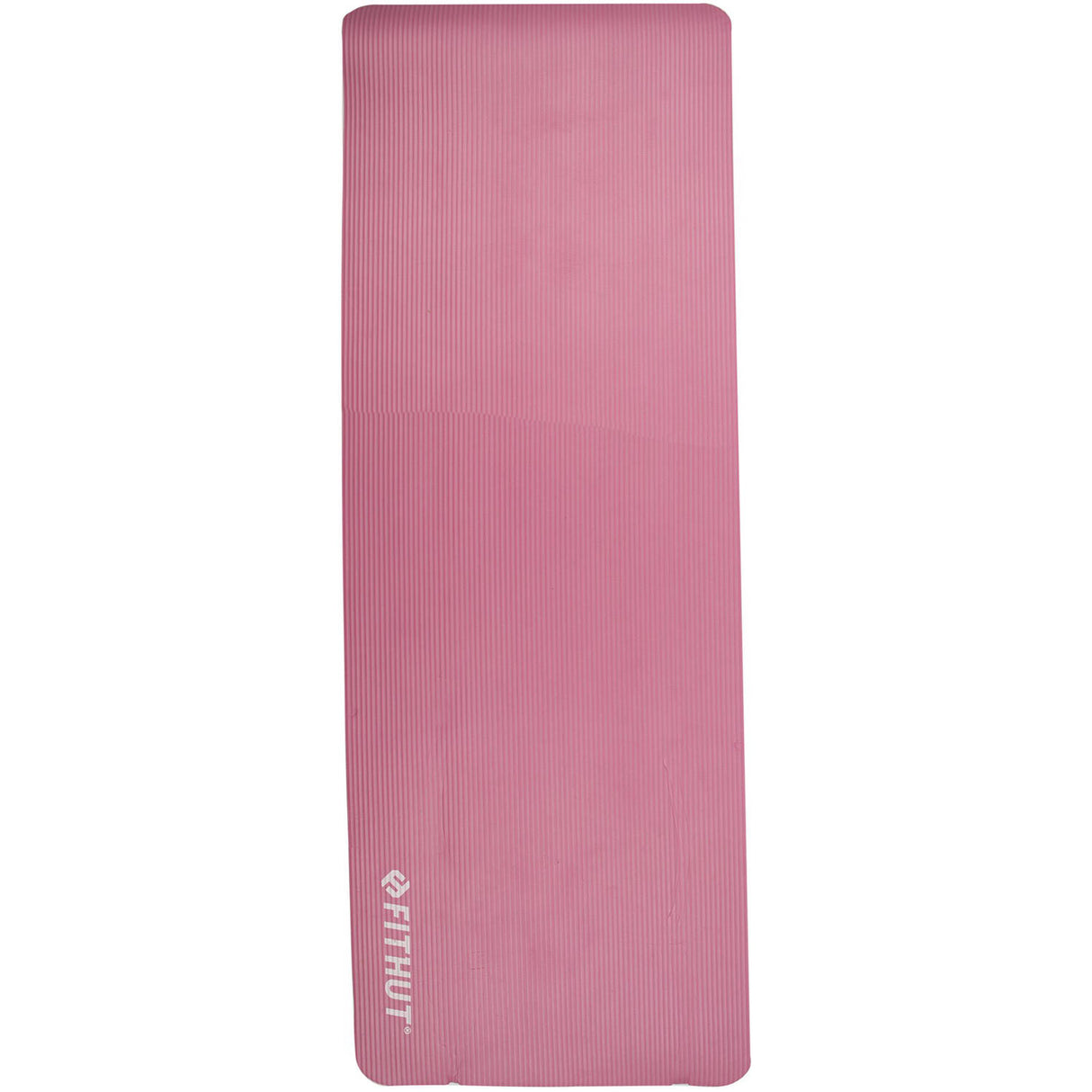 FitHut NBR Yoga Mat 10mm (With Carry Strap) - Pink