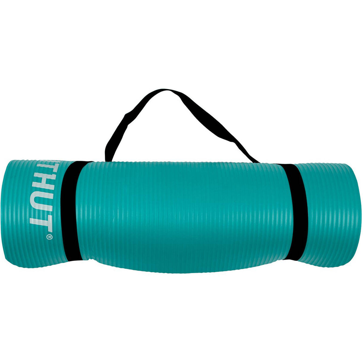 FitHut NBR Yoga Mat 10mm (With Carry Strap) - Teal