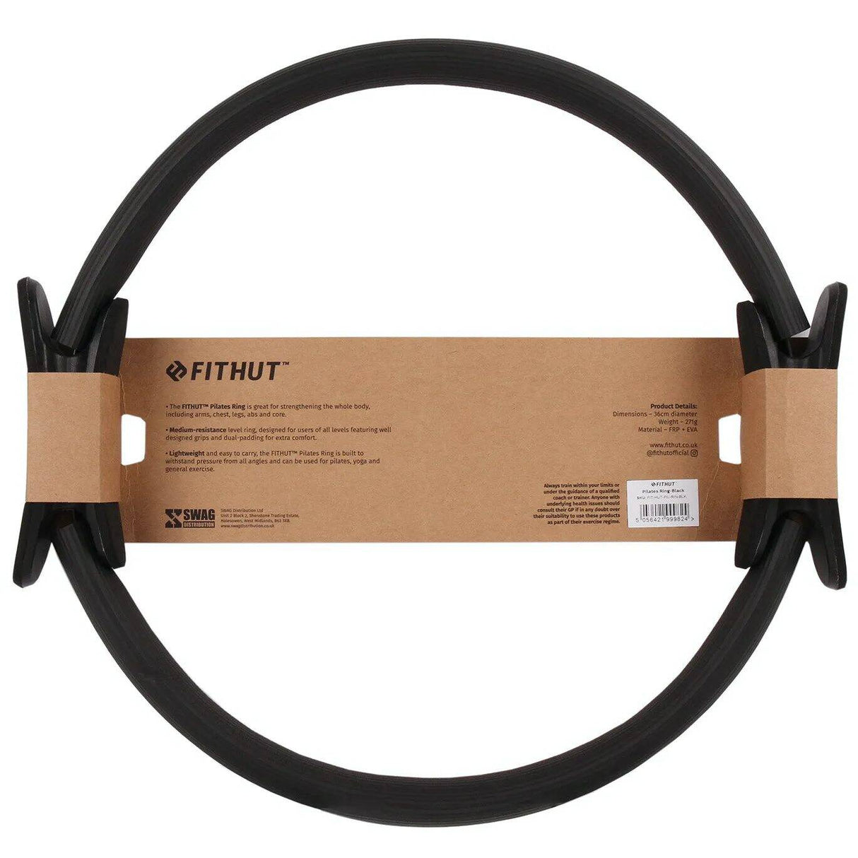 FitHut Pilates Ring - Black