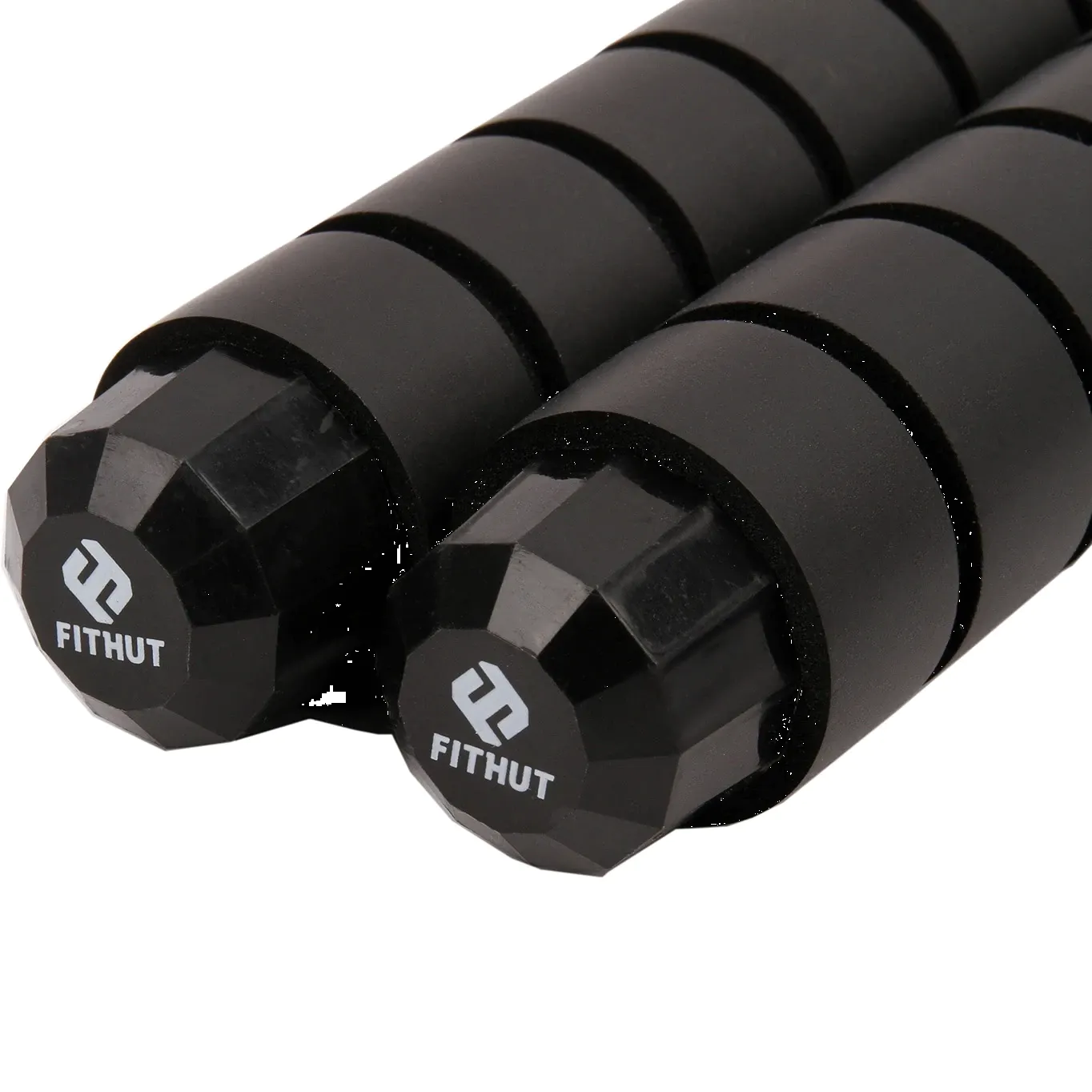 FitHut Weighted Skipping Rope - Black