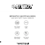 FitHut Weighted Skipping Rope - Black