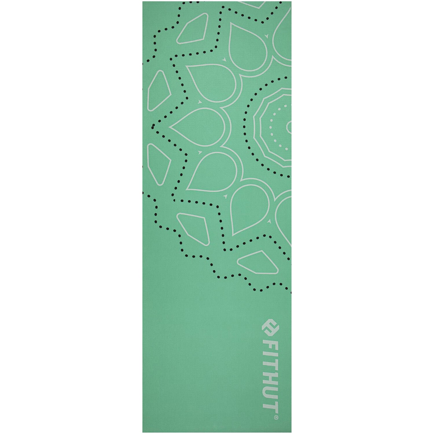 FitHut Mandala Yoga Mat - Green