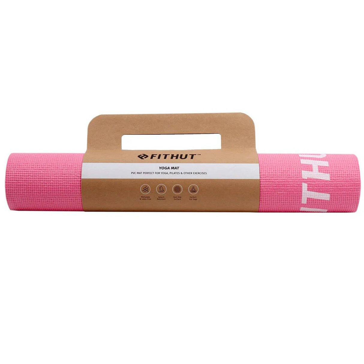 FitHut Yoga Mat - Pink