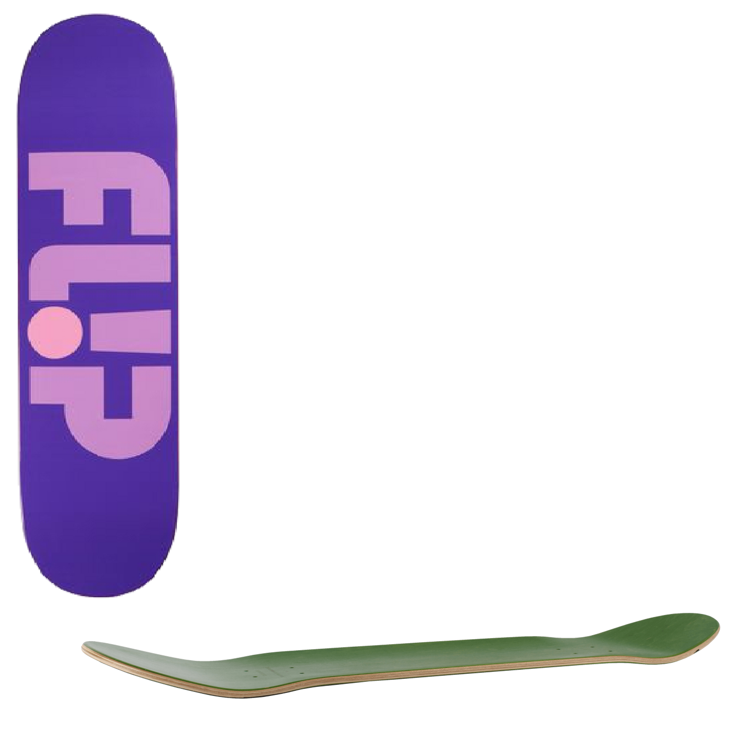 Flip Odyssey Pink Dot Skateboard Deck - 8"