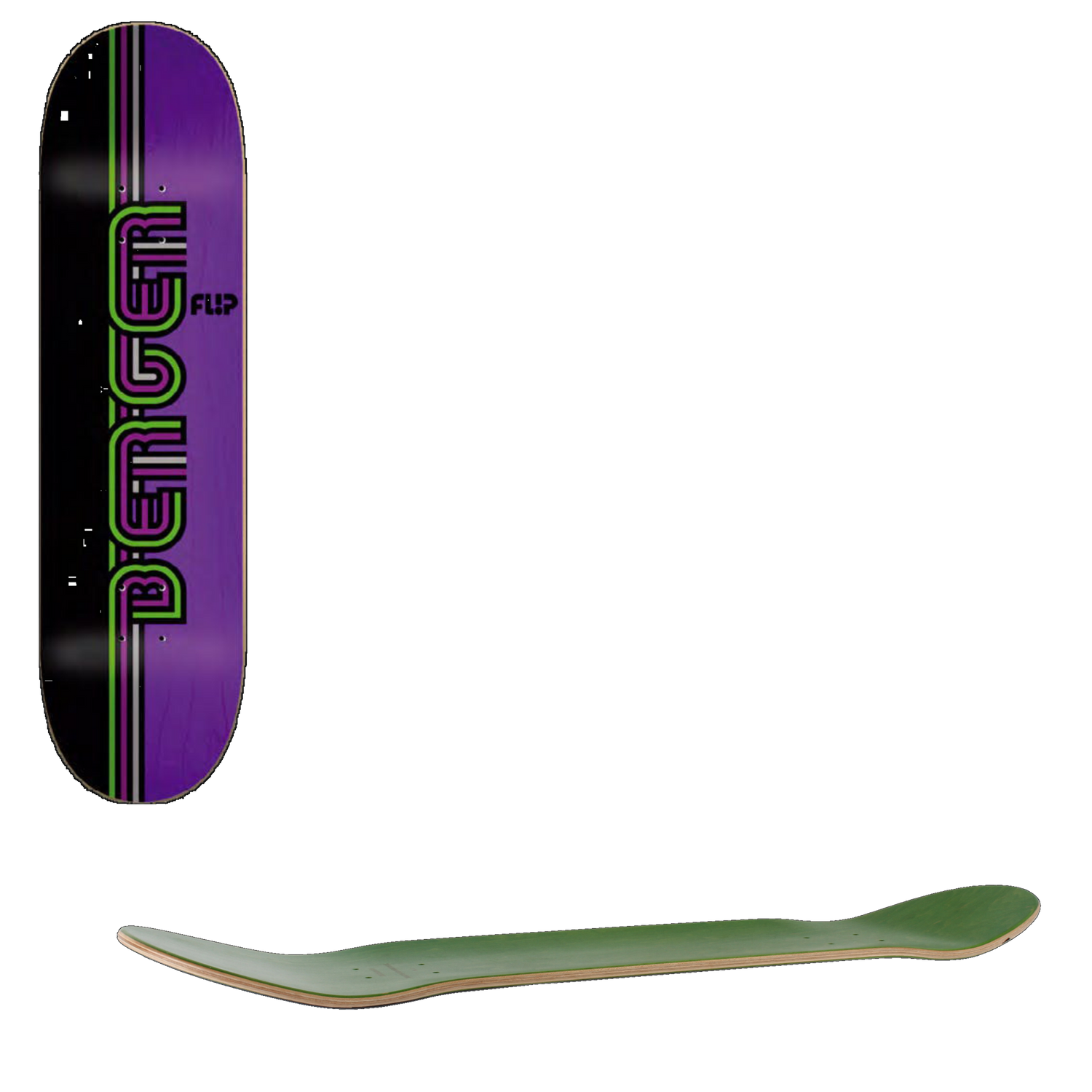 Flip Stripe - Berger Skateboard Deck 8''