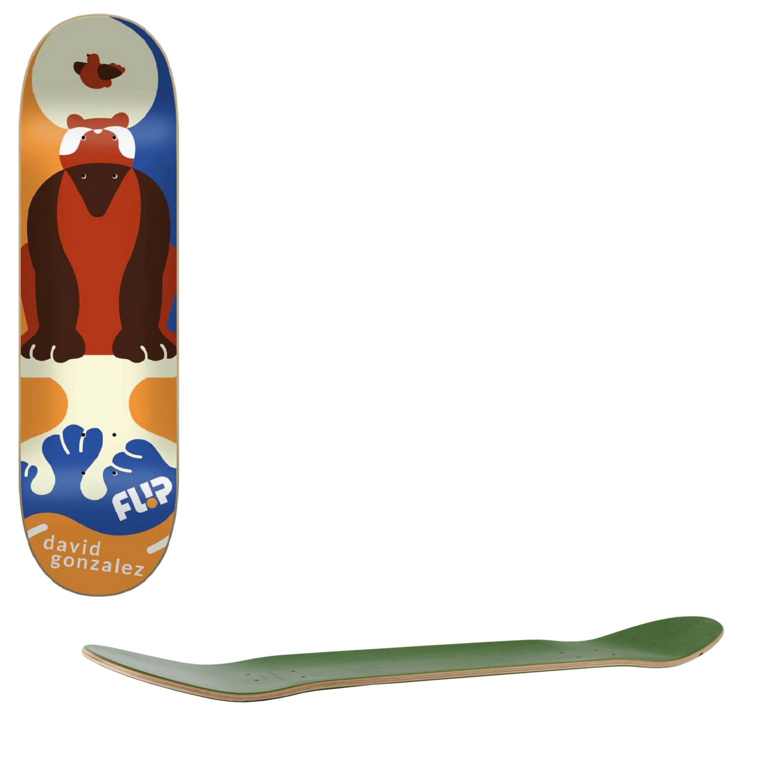 Flip Gonzales Kaja Skateboard Deck - 8''
