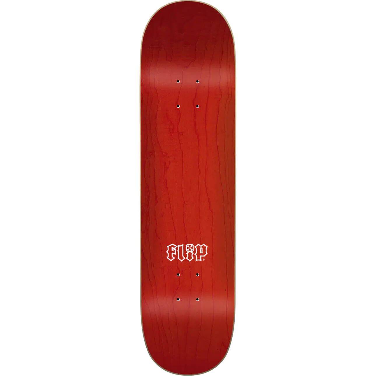 Flip HKD Gothic Skateboard Deck - Black 8.25''