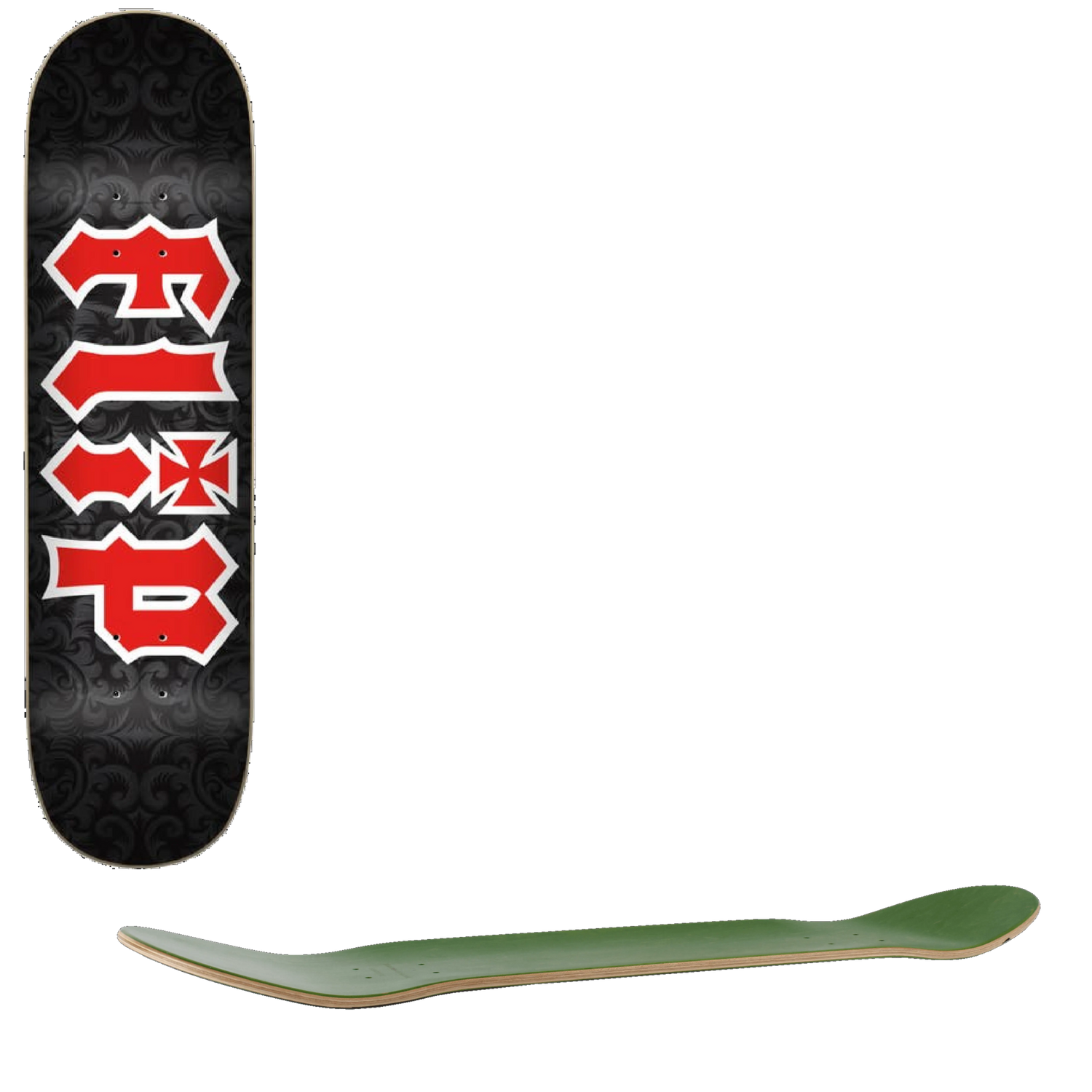Flip HKD Gothic Skateboard Deck - Red 8''