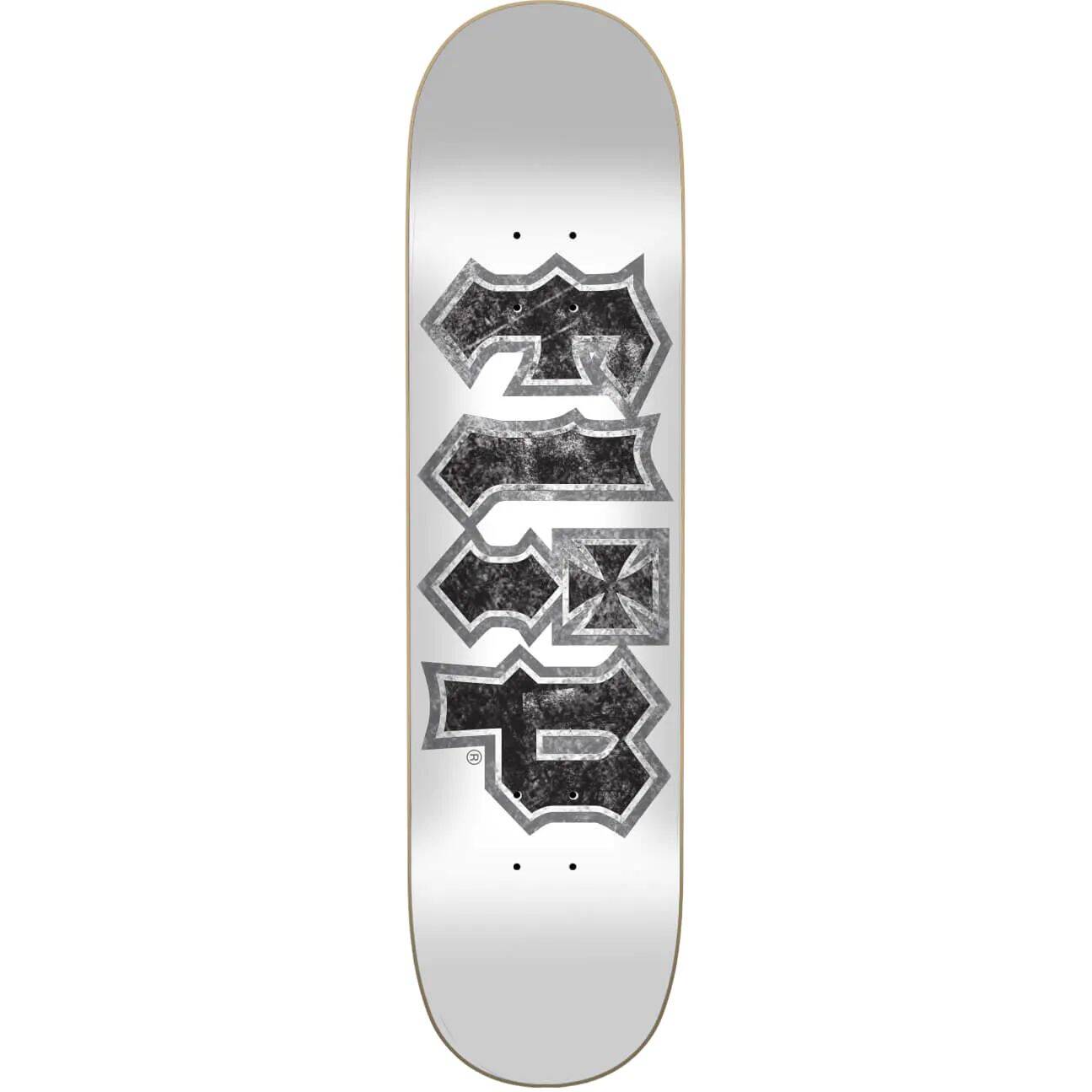 Flip HKD Thrashed Skateboard Deck - White 8''