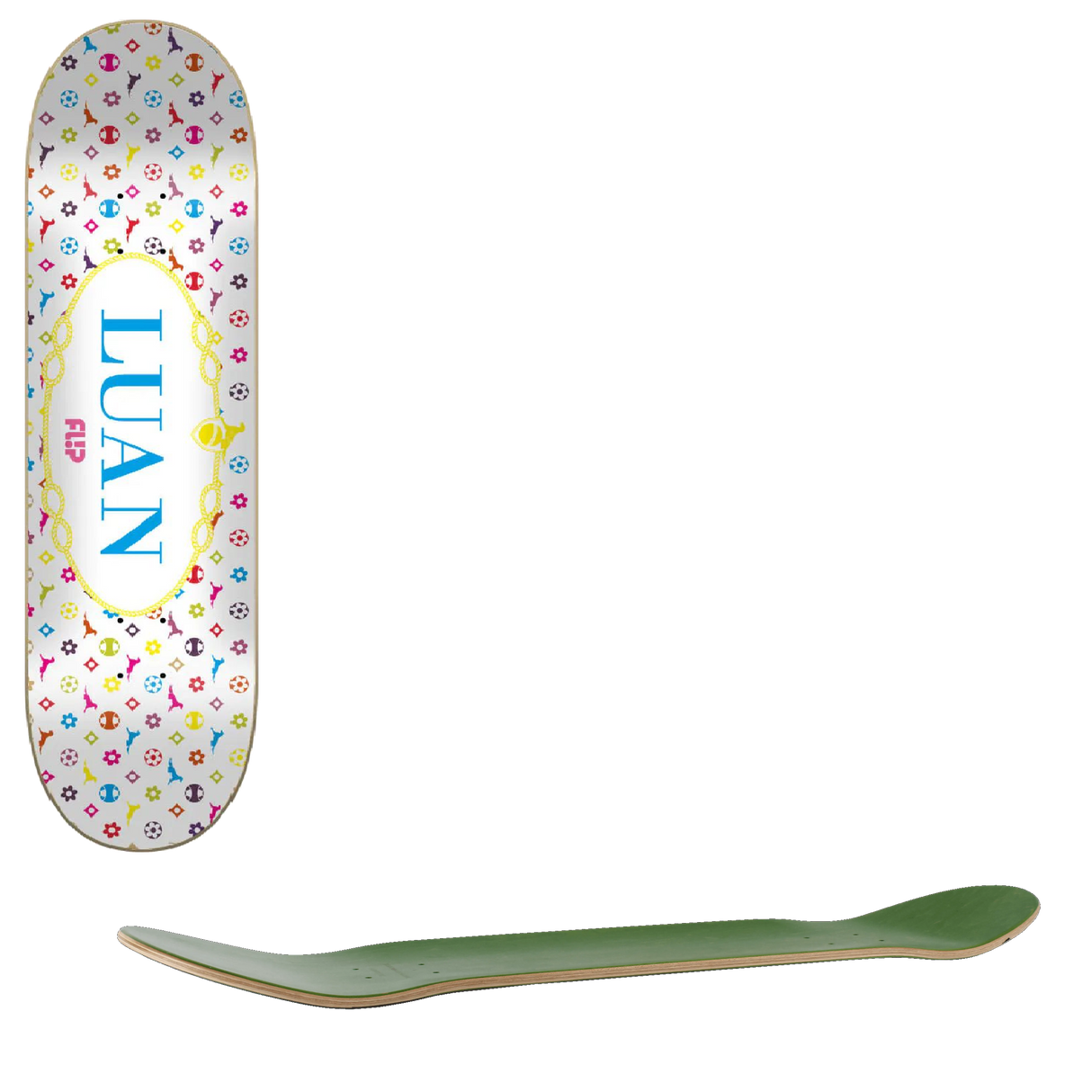 Flip Luan Couture Skateboard Deck - 8''