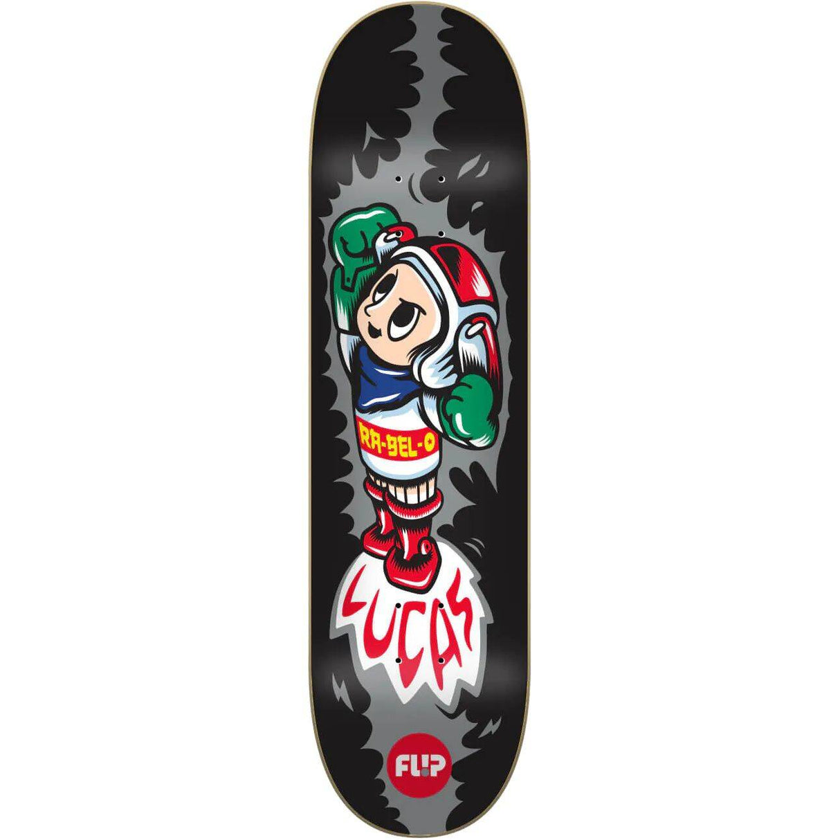 Flip Rabelo Tin Toys Skateboard Deck - 8.25''