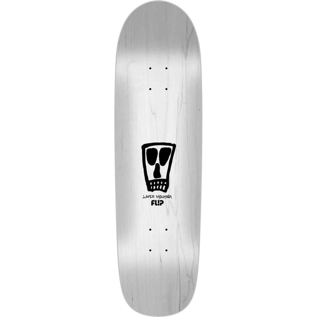 Flip Mountain Vato Skateboard Deck - White 8.75''
