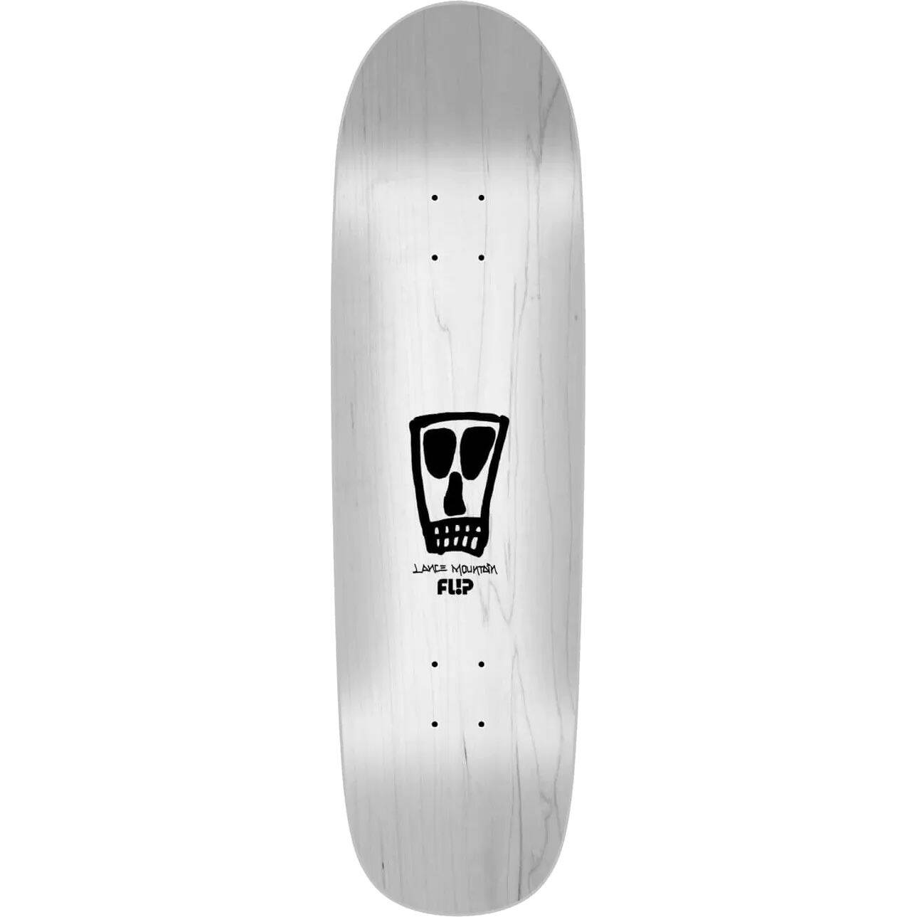 Flip Mountain Vato Skateboard Deck - White 8.75''
