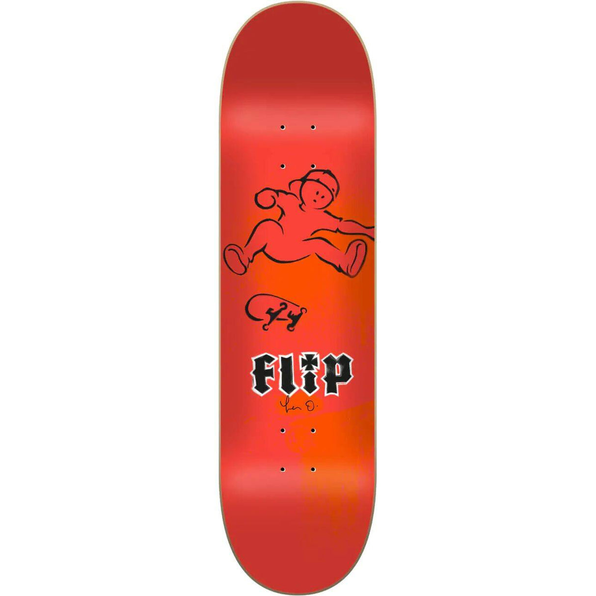 Flip Oliveira Doughboy Skateboard Deck - 8.13''