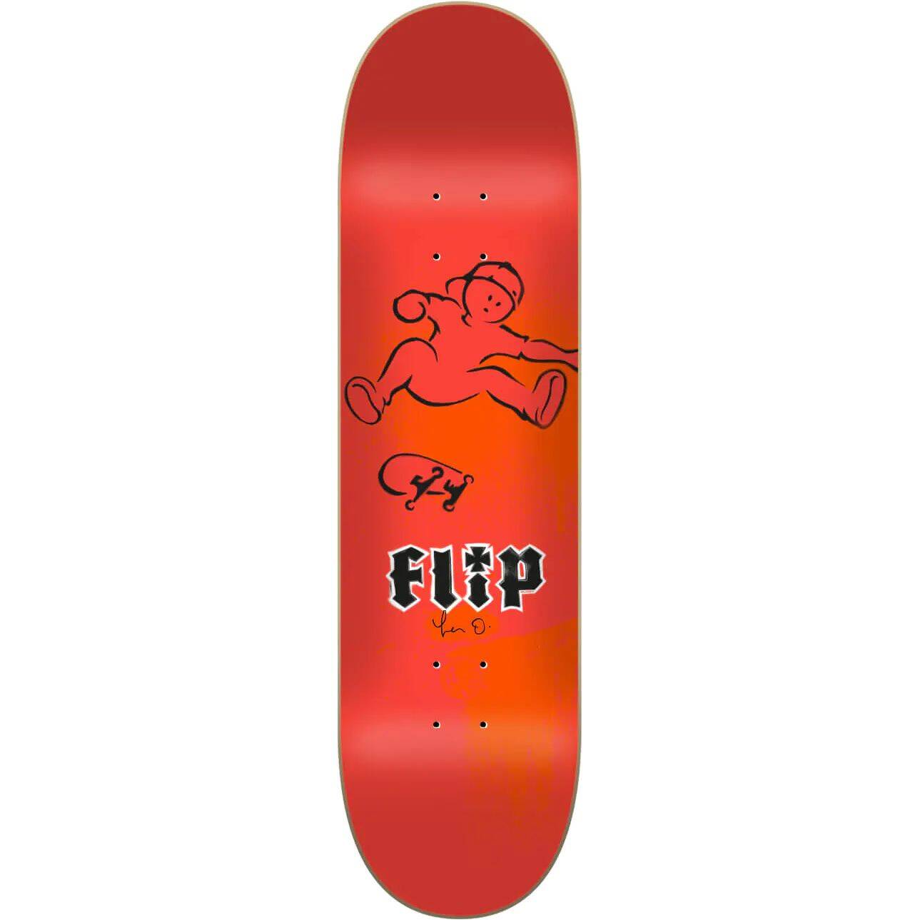 Flip Oliveira Doughboy Skateboard Deck - 8.13''