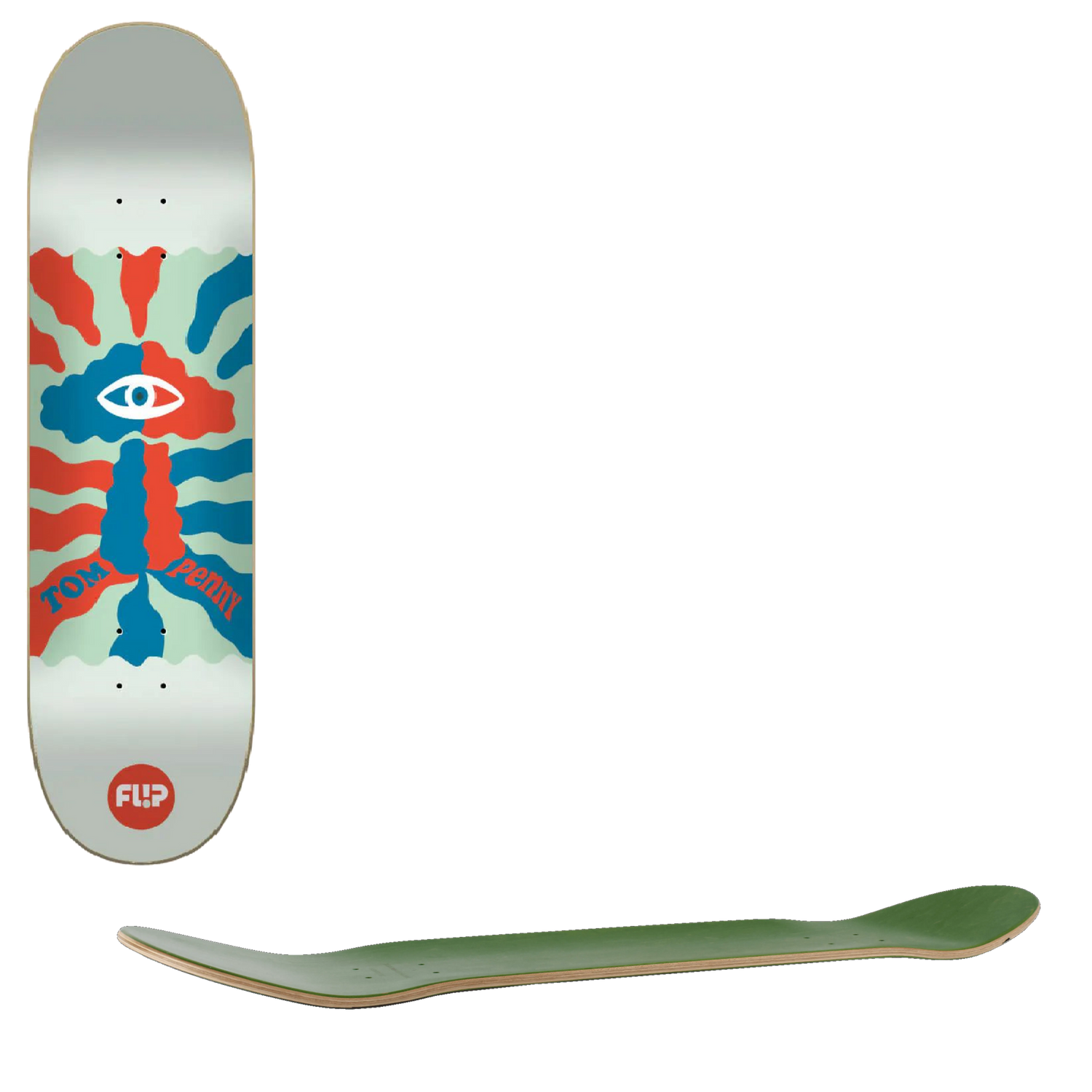 Flip Penny Block Skateboard Deck - 8''