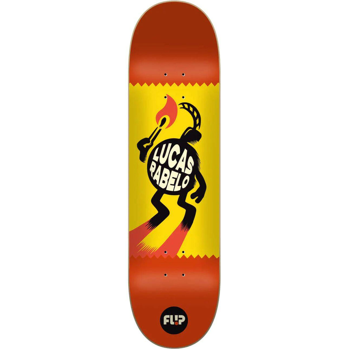 Flip Rabelo Block Skateboard Deck - 8.25''