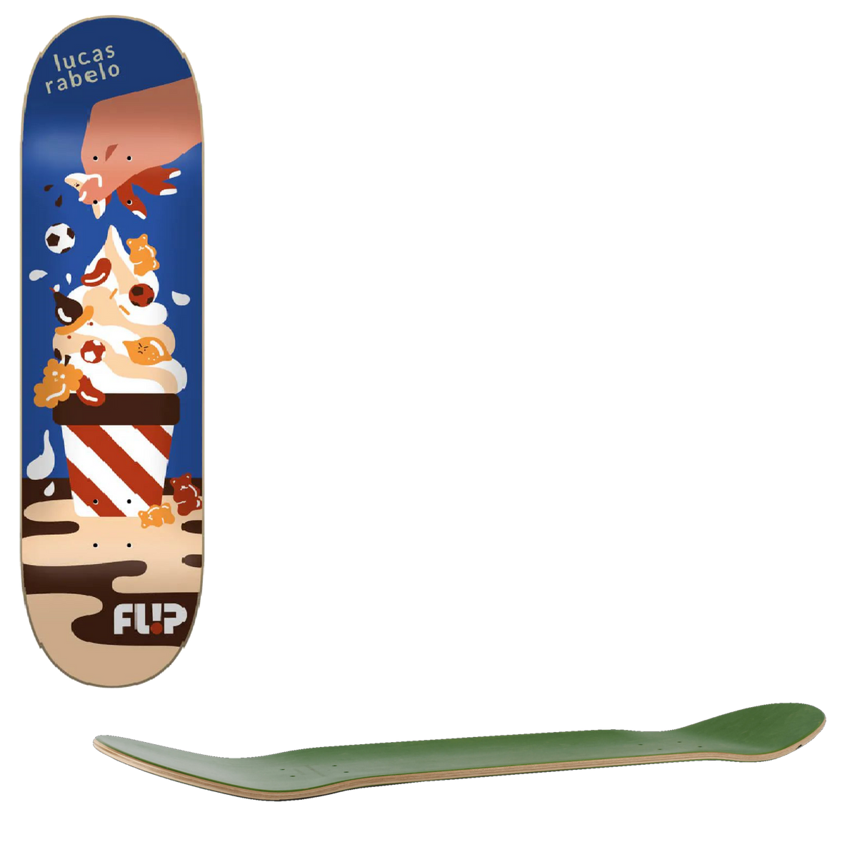 Flip Rabelo Kaja Skateboard Deck - 8''
