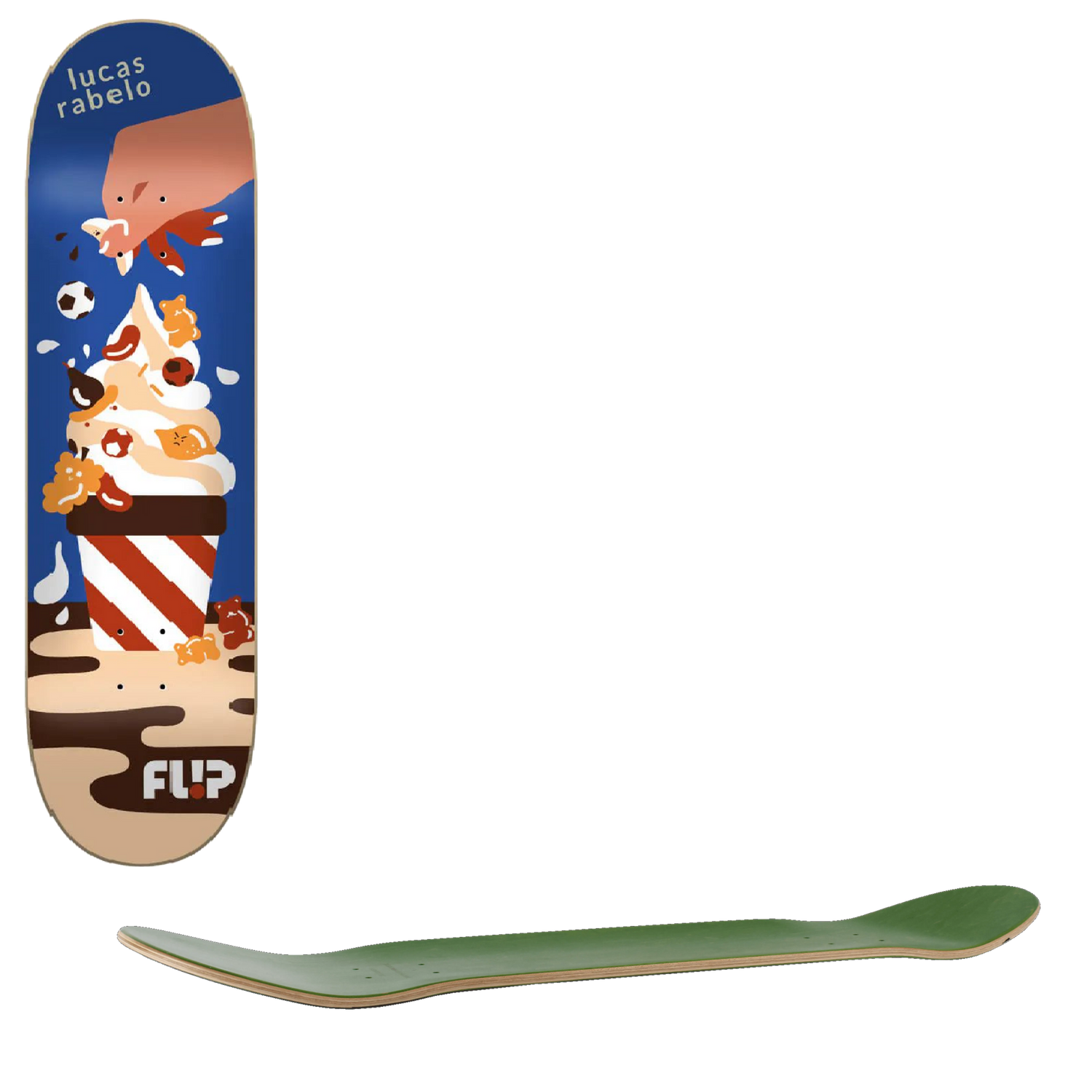 Flip Rabelo Kaja Skateboard Deck - 8''