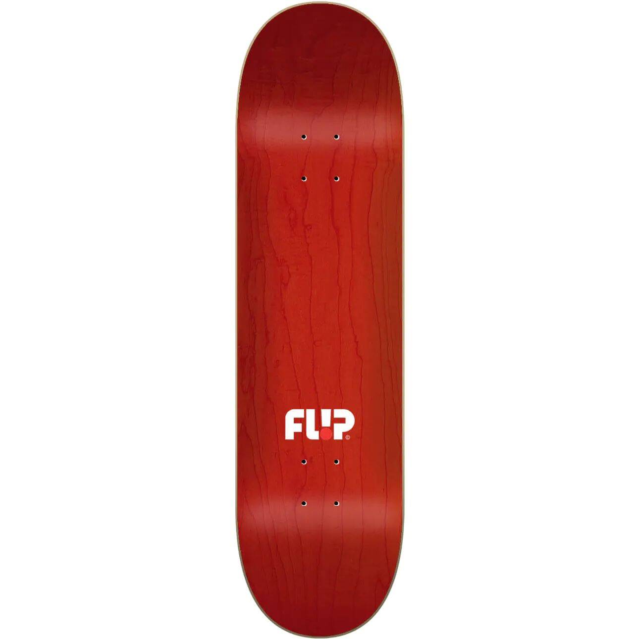Flip Saari Splat Skateboard Deck - Grey 8.25''
