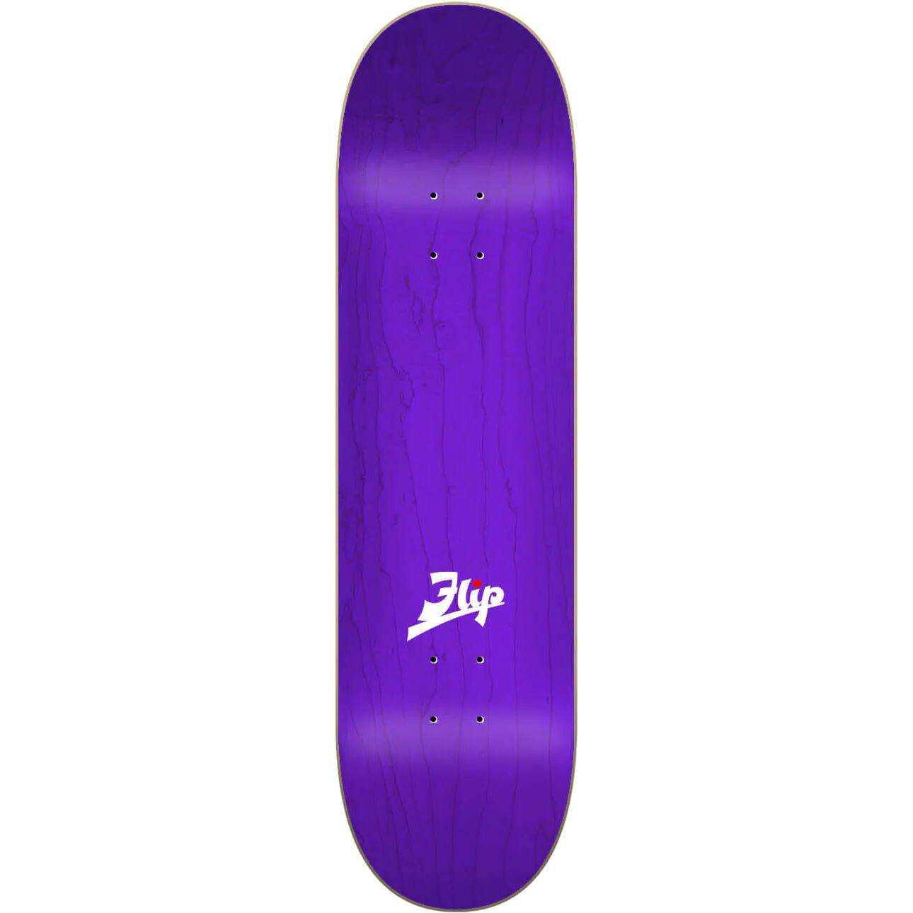 Flip Script Skateboard Deck - Purple 7.75''