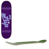 Flip Script Skateboard Deck - Purple 7.75''