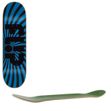 Flip Spiral Skateboard Deck - Blue 8.13''