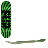 Flip Spiral Skateboard Deck - Green 8''
