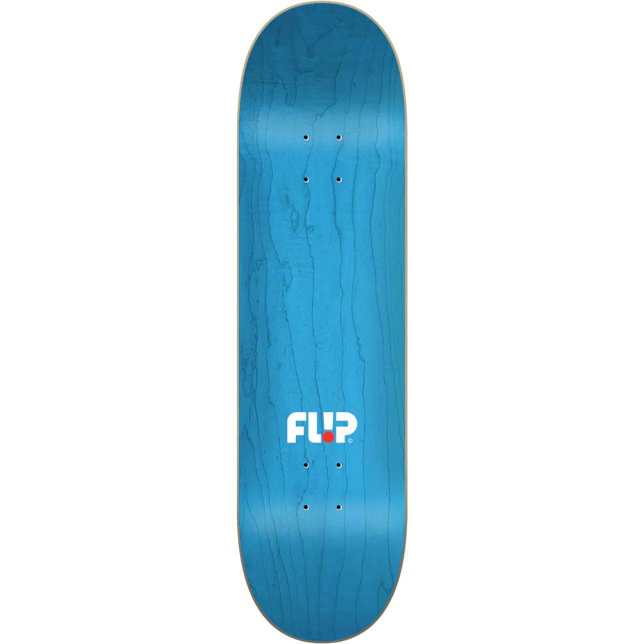 Flip Spiral Skateboard Deck - Red 8.5''