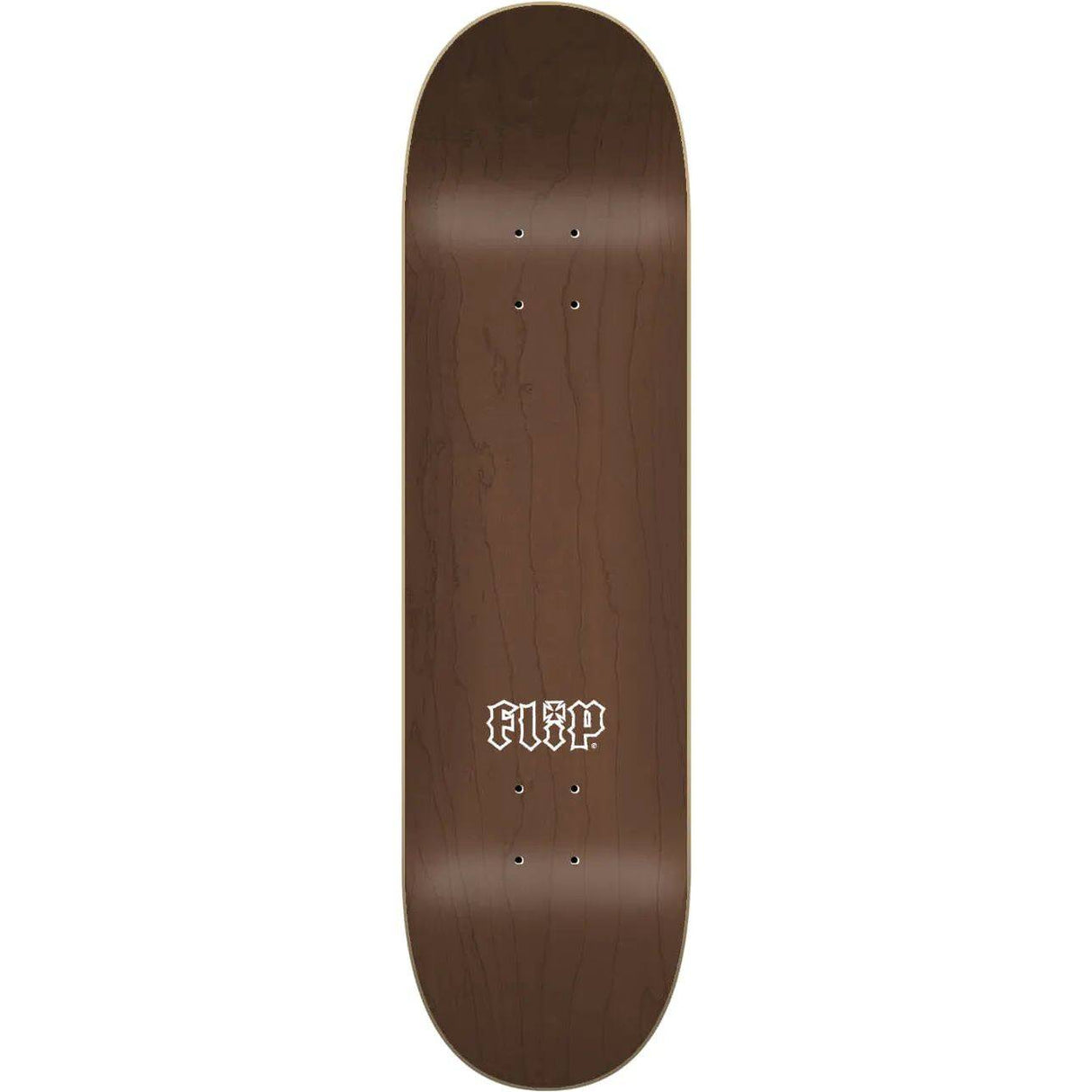 Flip Team Combat Skateboard Deck - Brown 8''