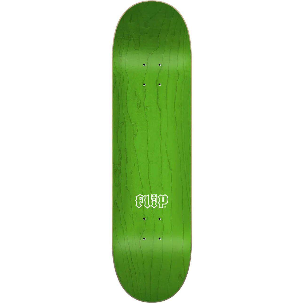 Flip Team Combat Skateboard Deck - Green 8.25''