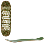 Flip Team Combat Skateboard Deck - Taupe 8.38''