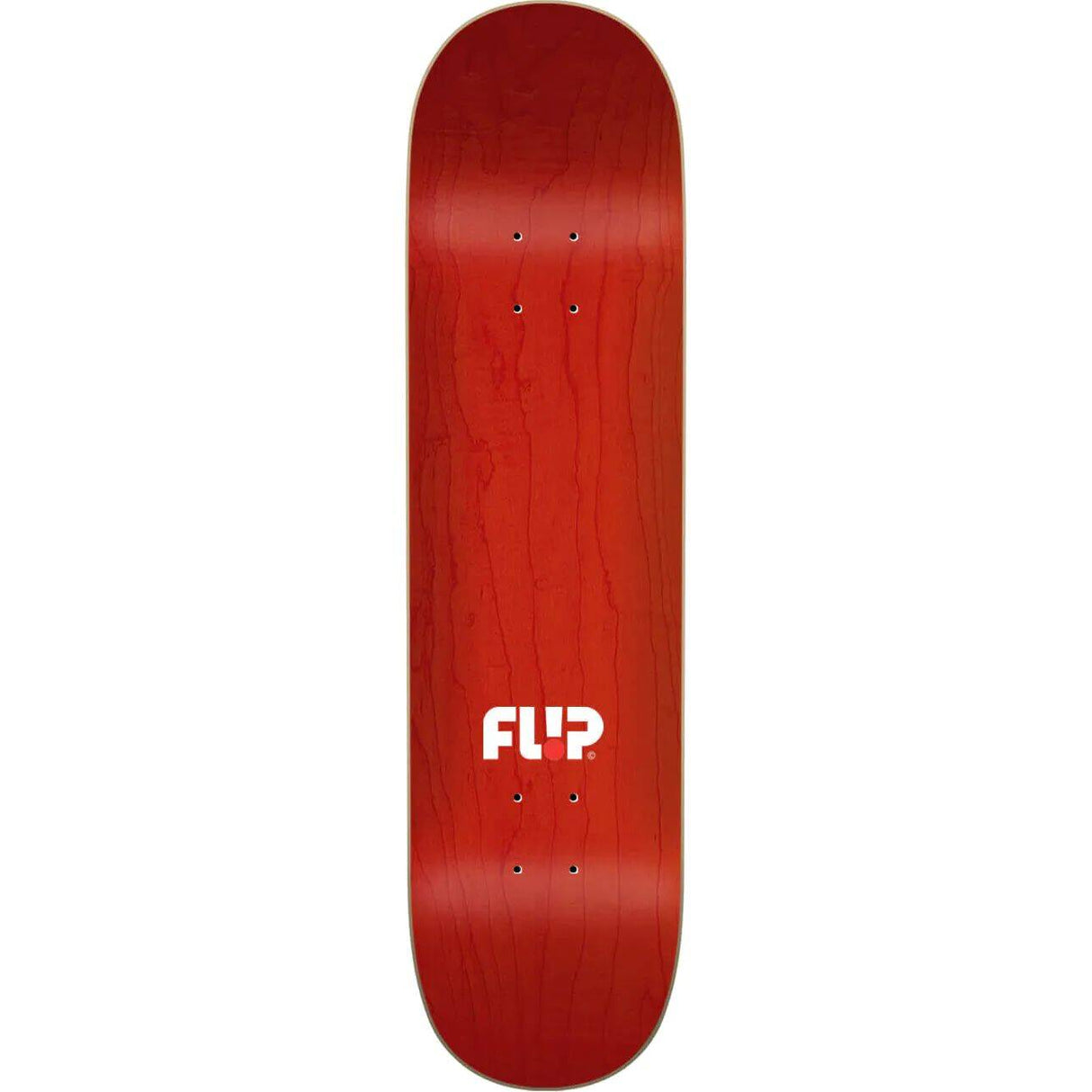 Flip Team Outlined Skateboard Deck - Black 8.5''
